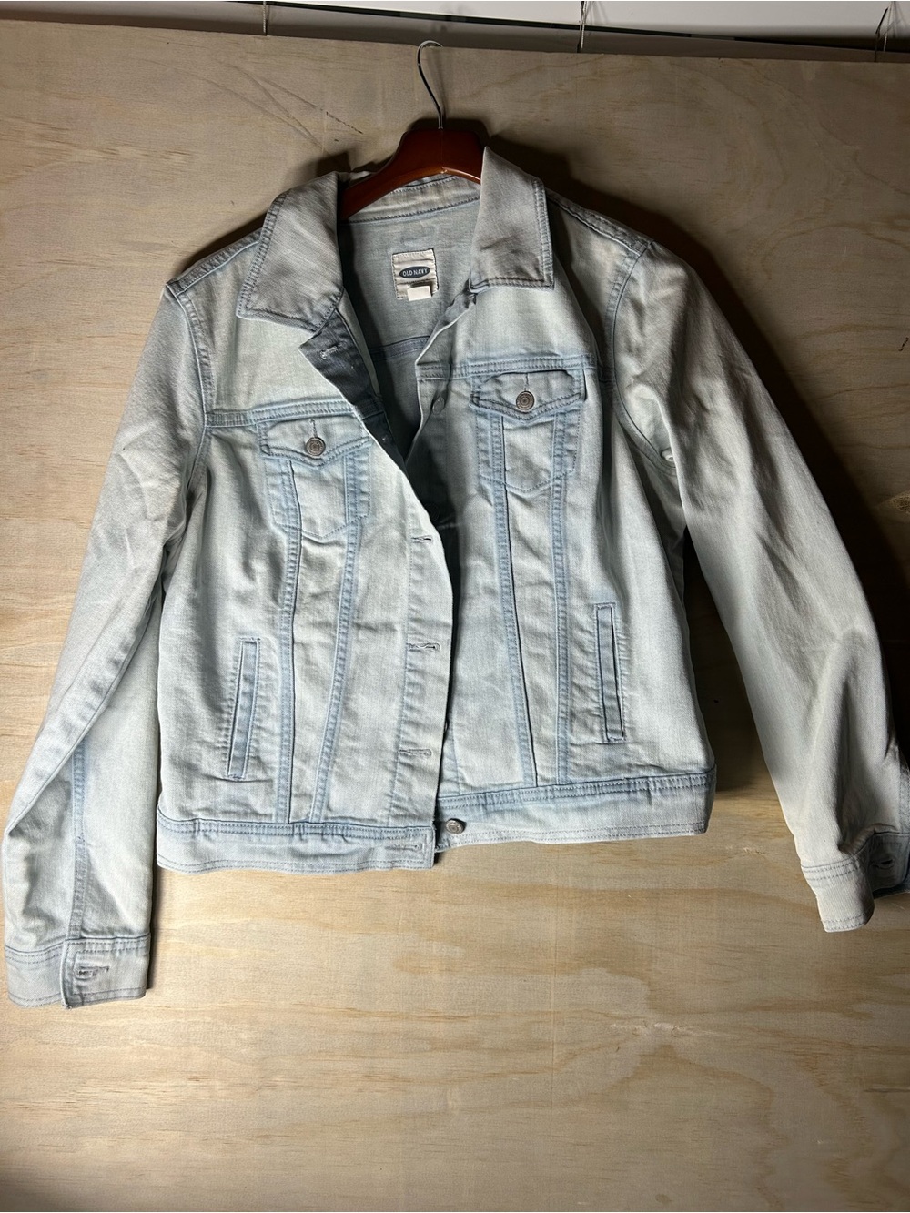 Old Navy Light Blue Denim Jean Jacket - Women's